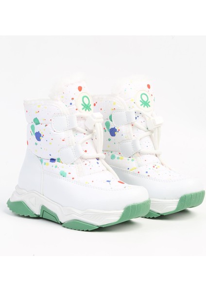 BN-50050 - 3256 Beyaz Yeşil -Çocuk Bot fiyatları