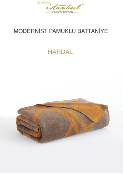 Modernist Çift Kişilik Pamuklu Battaniye