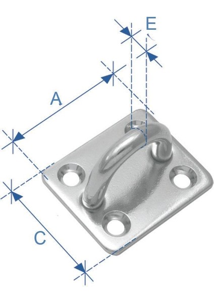 Spare Pad, Stainless Steel Dıam. 6 mm