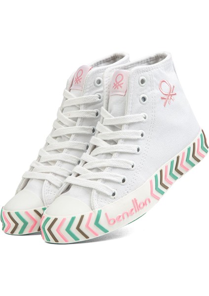 BN-90625- Beyaz Pembe - Kadın Spor Ayakkabı modelleri