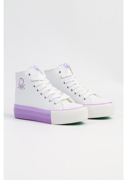 BN-31120 - 3114 Beyaz Lila - Kadın Spor Ayakkabı fiyatları