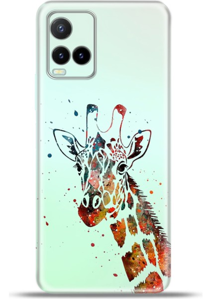 Vivo Y21S Kılıf Esnek Silikon Kamera Koruma 4K Desenli Özel Tasarım - Graffeart