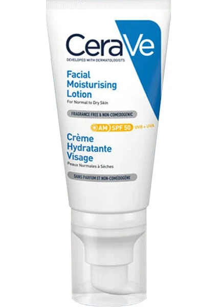 Cerave Facial Moisturising Lotion Yüz Kremi 50 Spf 52 Ml