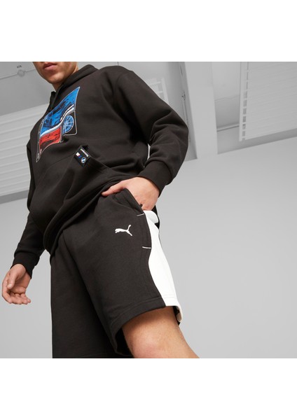 Erkek Puma Black Puma Bmw Mms Sweat Shorts Siyah Erkek Şort