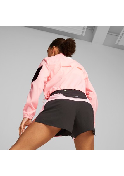 Kadın Koral Ice Puma Run Lıghtweıght 1/2 Zıp Jacket W Pembe Kadın Ceket