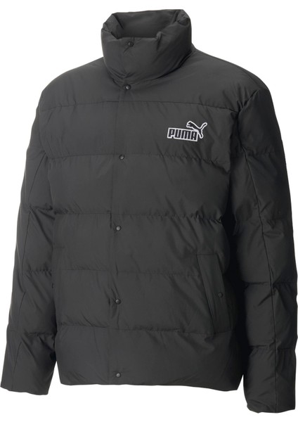 Erkek Puma Black Puma Better Polyball Puffer Siyah Erkek Kapüşonlu Şişme Mont