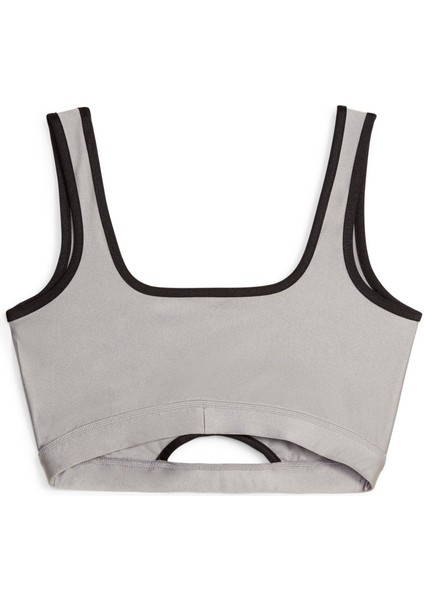 Kadın Concrete Gray Puma Dare To Crop Top Gri Kadın T-Shirt fırsatları