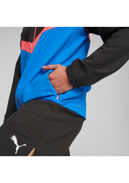 Erkek Puma Black-Ultra Blue Puma Run Ultraweave Jacket Siyah Erkek Ceket