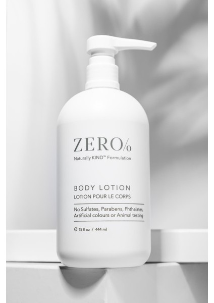 Zero/o Naturally Kind Body Lotion 444 ml 15 Fl Oz