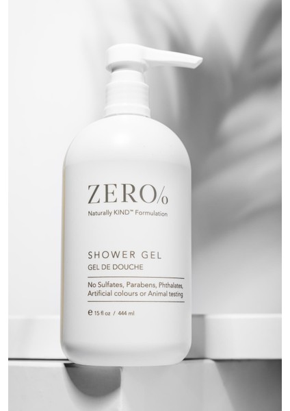 Zero/o Naturally Kind Shower Gel 444 ml 15 Fl Oz