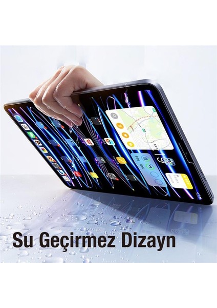 Apple iPad Pro 12.9inç (2018-2022) Kırılmaz Ekran Koruyucu, Çizilme Engelleyici, Darbe Emici