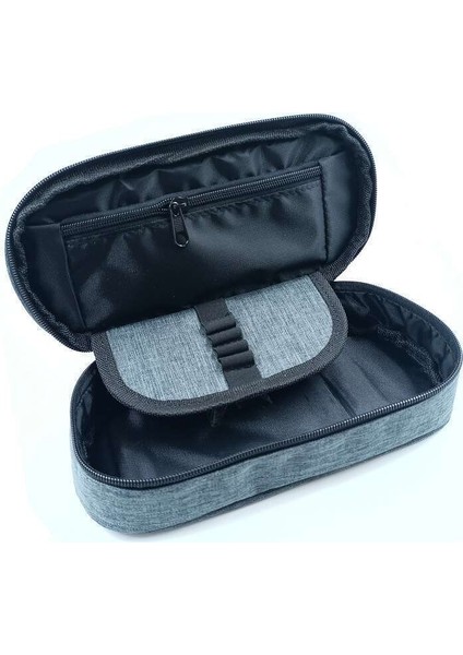 Kumaş Kalem Kutusu Oval Lila N310