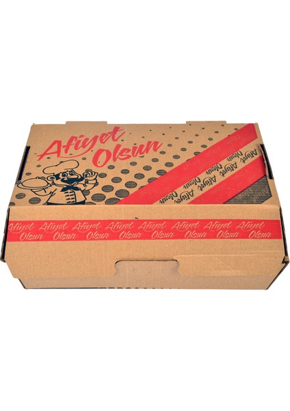 Hamburger Kutusu Yüksek Kapak 100'lü Paket 13X22X10 cm Oluklu Karton Baskılı Ambalaj fiyatları