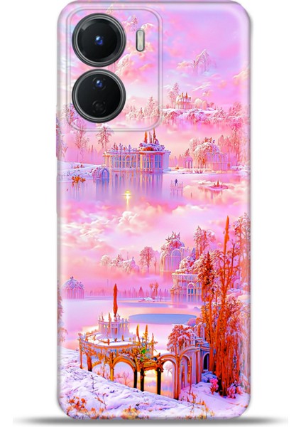 Vivo Y16 Kılıf Esnek Silikon Kamera Koruma 4K Desenli Özel Tasarım - Aşk Mevsimi