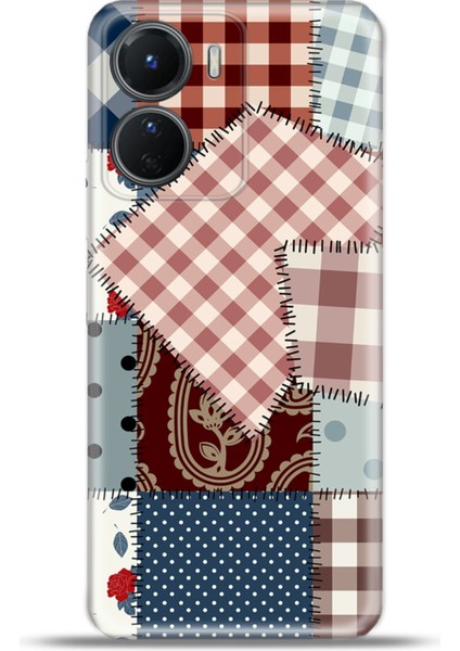 Vivo Y16 Kılıf Esnek Silikon Kamera Koruma 4K Desenli Özel Tasarım - Yama