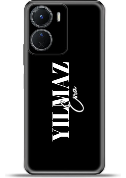 Vivo Y16 Kılıf Silikon Esnek Kamera Koruma Kişiye Özel - Vogue Isim