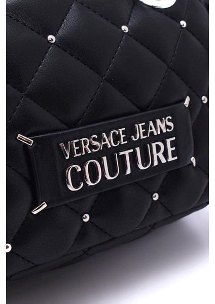 Versce Jeasn Couture Zincirli-Zımba Baskılı Kadın El Ve Omuz Çantası