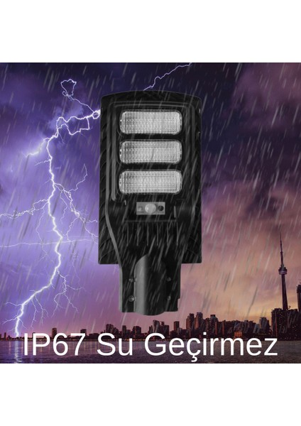 150 Watt Solar Güneş Enerjili Bahçe ve Sokak Lambası fırsatları