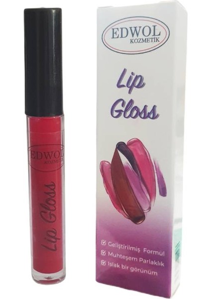 Make Up Likit Işıldayan Parlak Kırmızı Ruj
