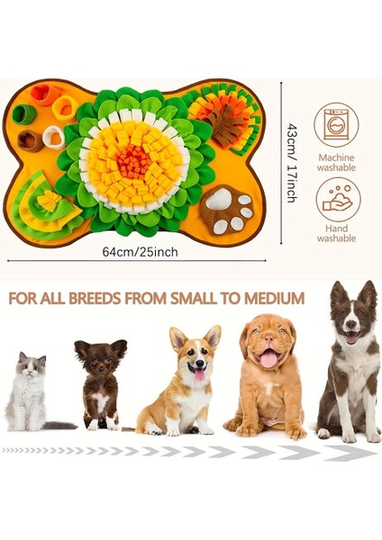Evcil Kedi ve Köpek Koklama Pedi Yıkanabilir (Yurt Dışından)