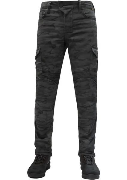 The Biker Jeans Adventure Flexi Camo Korumalı Motosiklet Kot Pantolonu