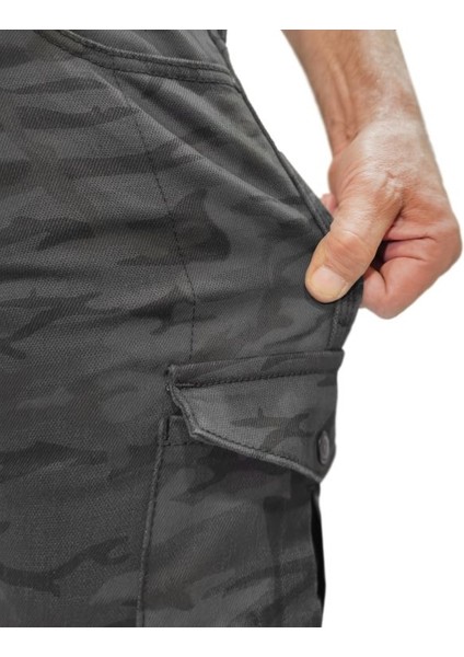 Adventure Flexi Camo Korumalı Motosiklet Kot Pantolonu