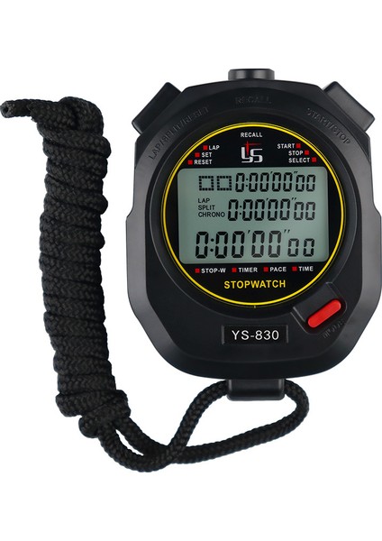 Elektronik Kronometre Zamanlayıcı Atletizm Eğitimi Koşu Saati (Yurt Dışından)