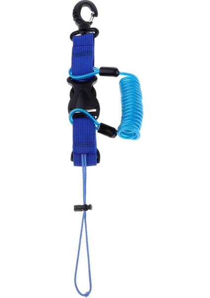 Dayanıklı Tüplü Dalış Spiral Yaylı Ipi Kamera Emniyet Tasması Mavi (Yurt Dışından) indirimleri