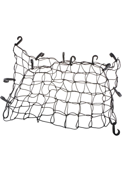 Black Lateks Bungee Kargo Net Strech Bagaj Netting ve 12 Ayarlanabilir (Yurt Dışından)