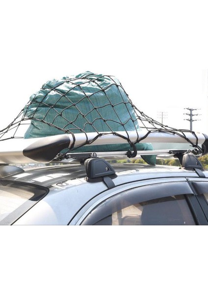 Black Lateks Bungee Kargo Net Strech Bagaj Netting ve 12 Ayarlanabilir (Yurt Dışından)