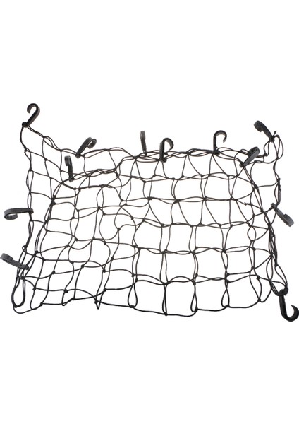Black Lateks Bungee Kargo Net Strech Bagaj Netting ve 12 Ayarlanabilir (Yurt Dışından)