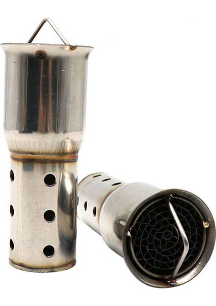 Egzoz 1.5" Giriş Cilalı Uç Motosikletler Için Fit Atv 60MM Çıkış (Yurt Dışından)