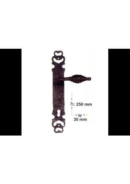 Antik Bronz Kapı Kolu Wc A-4