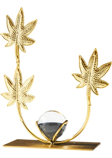 Yapraklar Heykeli Masaüstü Süsleme Yaprak Heykel Oturma Odası Masa Centerpieces Ev Üzüm Yaprağı (Yurt Dışından) modelleri