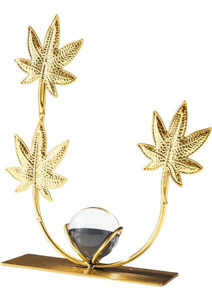 Yapraklar Heykeli Masaüstü Süsleme Yaprak Heykel Oturma Odası Masa Centerpieces Ev Üzüm Yaprağı (Yurt Dışından) fırsatları