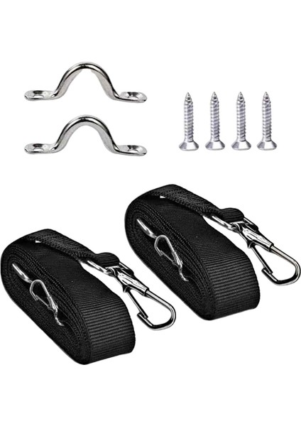 2x Ayarlanabilir Bimini Üst Askılar Tente Dokuma Askıları Döngü Yapış Kancalar Tekne (Yurt Dışından)