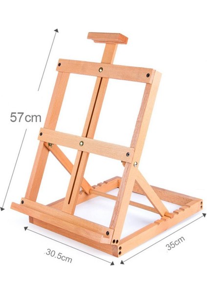 Wooden H Frame Studio Şövale Çılar Beechwood (Yurt Dışından) modelleri