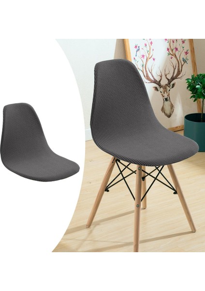 Shell Sandalye Koltuk Kılıfı Kutlamalar Törenler Slipcover Şak Gri (Yurt Dışından) fırsatları