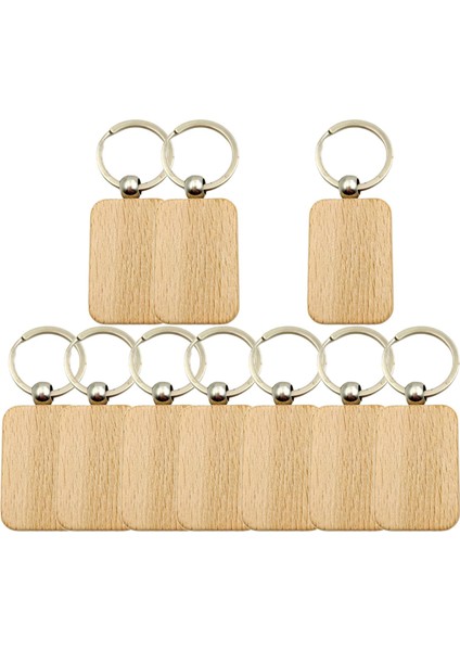 10 Adet Boş Ahşap Anahtarlıklar Dıy Ahşap Parçalar Bitmemiş Anahtarlıklar Anahtarlıklar Stil D 30X45MM (Yurt Dışından) modelleri