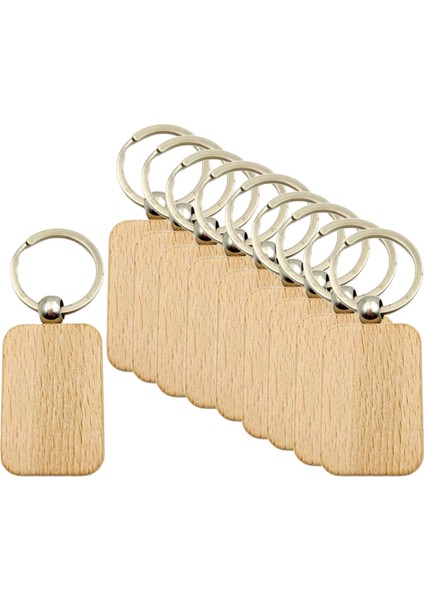10 Adet Boş Ahşap Anahtarlıklar Dıy Ahşap Parçalar Bitmemiş Anahtarlıklar Anahtarlıklar Stil D 30X45MM (Yurt Dışından) indirimleri