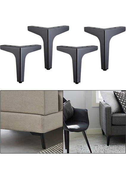 4 Metal Ayakları Ayakları Sandalye Dolap 10/13/15/17CM 10CM (Yurt Dışından) indirimleri