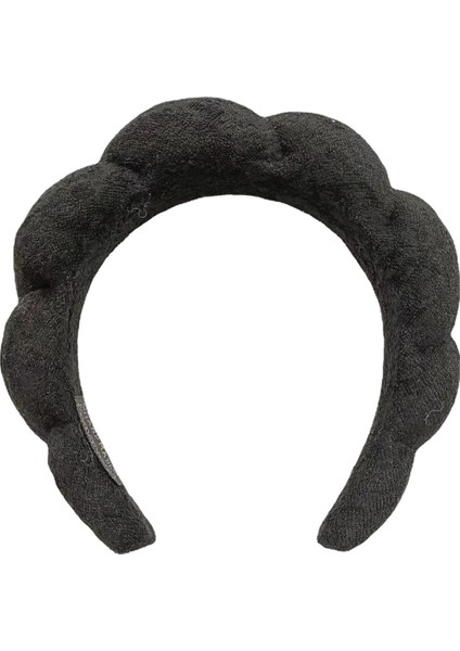 Yüksek Kafatası Üst Bulut Kafa Bandı Büküm Sünger Saç Bandı Havlu Kumaş Büküm Baş Tokası (Yurt Dışından)