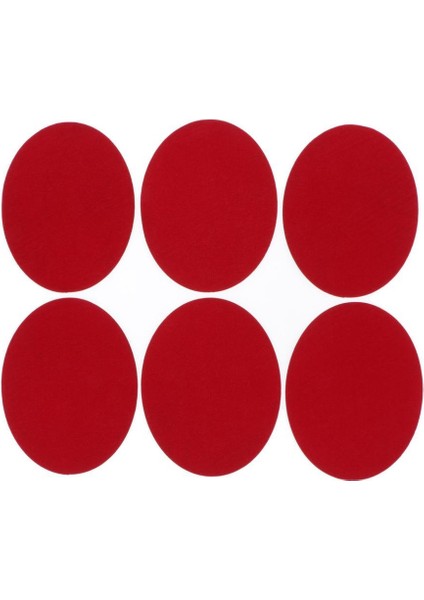 6 Kendinden Yapışkanlı Ş Ütüyle Yapıştırılan Ş Giyim Için Kırmızı (Yurt Dışından)