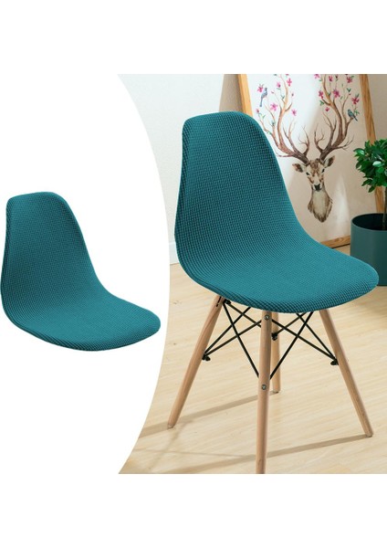 Sandalye Koltuk Örtüsü Yıkanabilir Düğünler Jakarlı Slipcover Polyester Mavi (Yurt Dışından) fırsatları