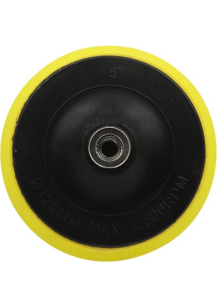 Zımpara Diski Destek Pedi Zımpara Destek Plakası Parlatıcı Zımpara Destek Plakası 5 Inç 125MM M10 (Yurt Dışından)
