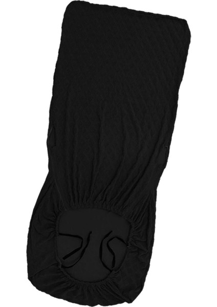 Polyester Ofis Koltuğu Gerilebilir Çıkarılabilir Evrensel Koruyucu Siyah Kapakları (Yurt Dışından)