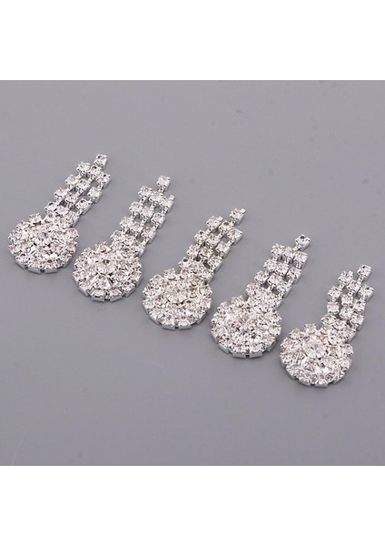 5 Kristal Çiçek Bezemeler Rhinestone Düğme Flatback Düğün Dekorları (Yurt Dışından) modelleri