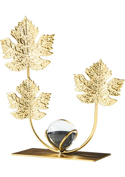 Ferforje Yapraklar Heykeli Modern Ev Dekor Metal Yaprak Heykel Masaüstü Akçaağaç Yaprağı (Yurt Dışından) modelleri