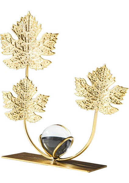 Ferforje Yapraklar Heykeli Modern Ev Dekor Metal Yaprak Heykel Masaüstü Akçaağaç Yaprağı (Yurt Dışından) fırsatları