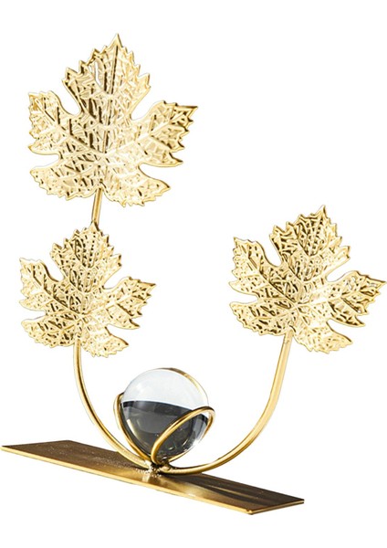 Ferforje Yapraklar Heykeli Modern Ev Dekor Metal Yaprak Heykel Masaüstü Akçaağaç Yaprağı (Yurt Dışından) indirimleri